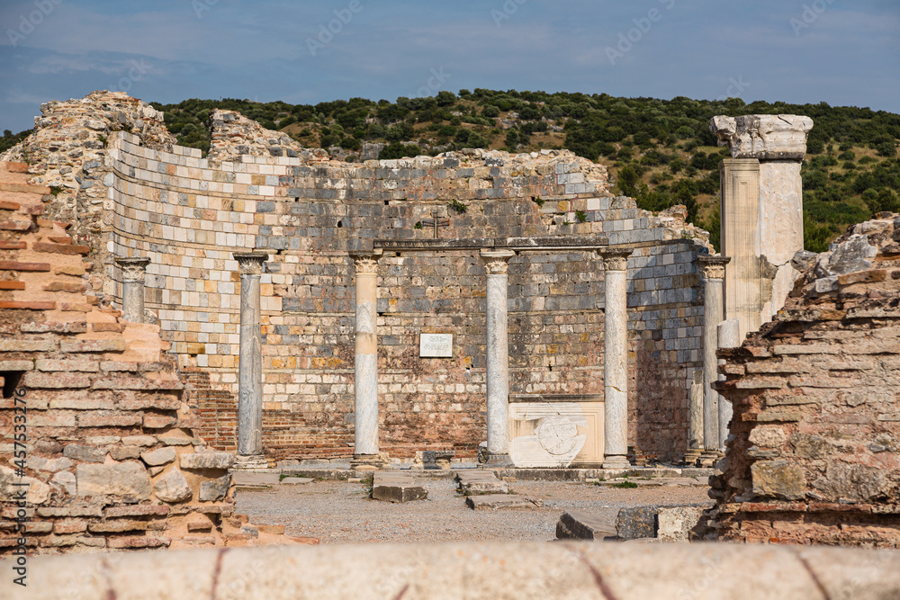 トルコ　エフェソスの古代都市遺跡にあるメアリー教会