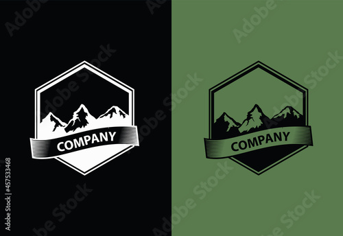 mountain vintage badges
