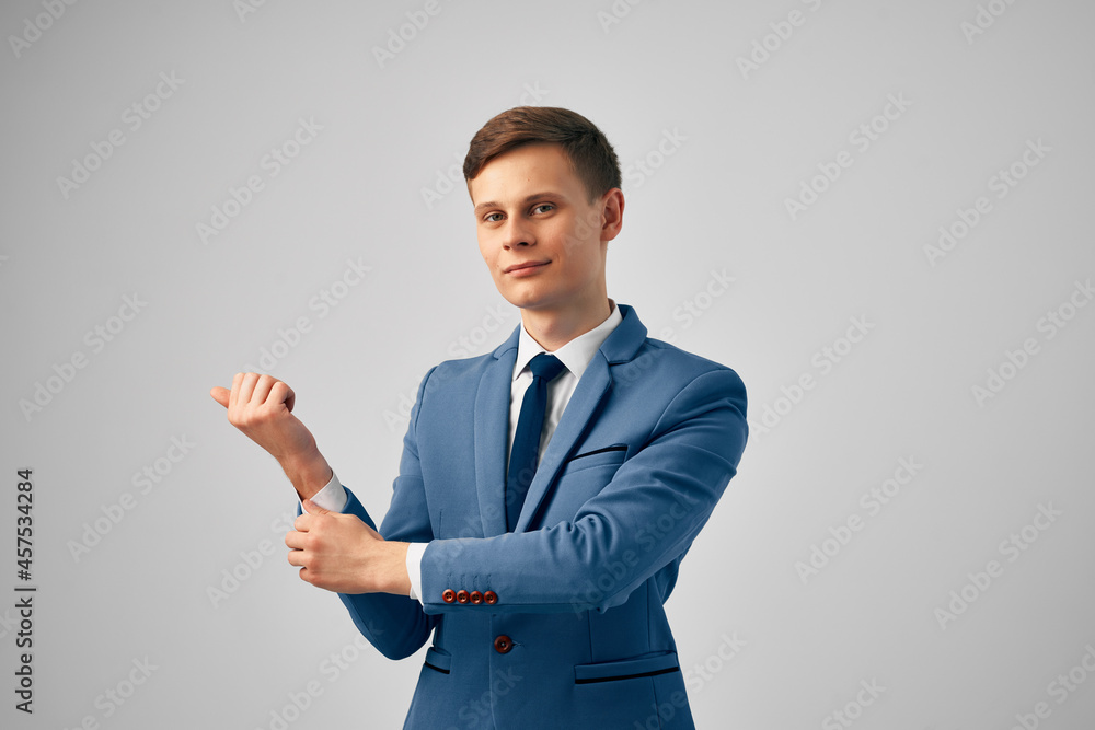 man in suit self-confidence studio official man in suit self-confidence studio official