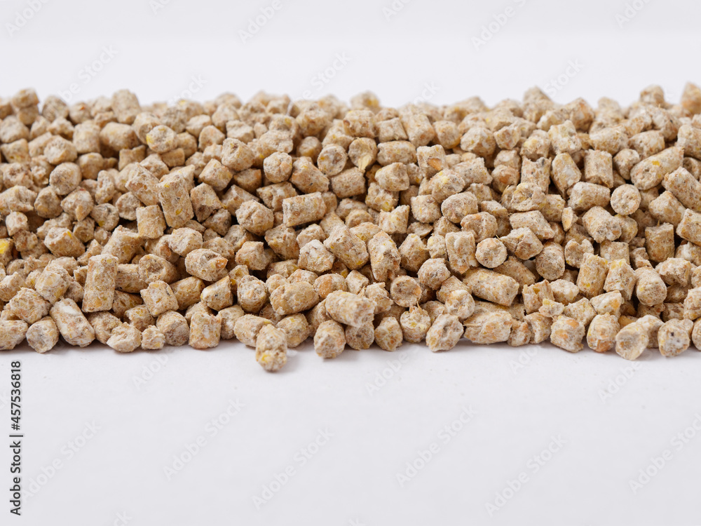 Fototapeta premium organic feed for animals in small granules
