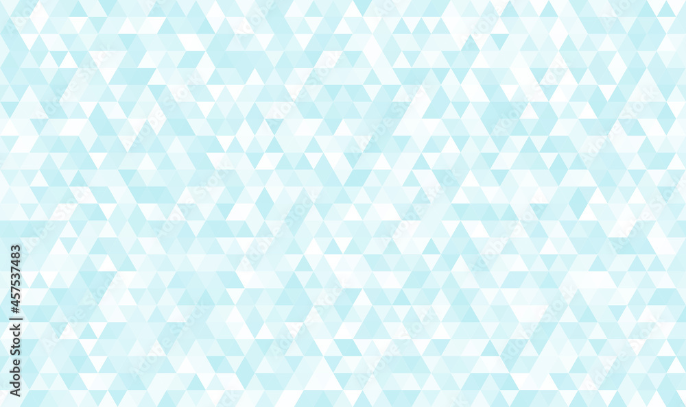 Abstract seamless pattern of geometric shapes. Mosaic background of small triangles. Evenly spaced triangles in different shades of cyan. Vector illustration Abstract seamless pattern of geometric shapes. Mosaic background of small triangles. Evenly spaced triangles in different shades of cyan. Vector illustration