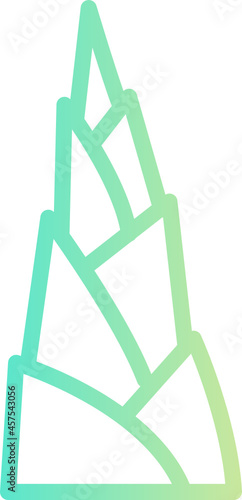bamboo shoot icon