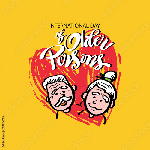 International day of the older persons with grandparents