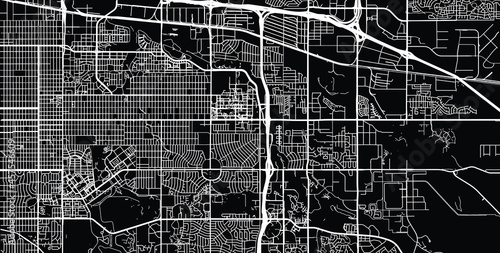 Urban vector city map of Aurora  Colorado   United States of America