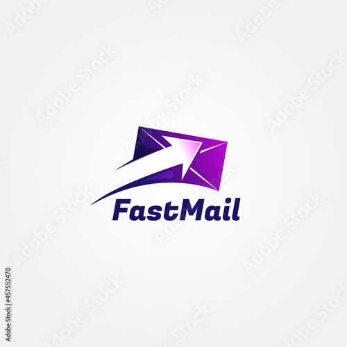 Fast Send Email Logo Sign Symbol Icon