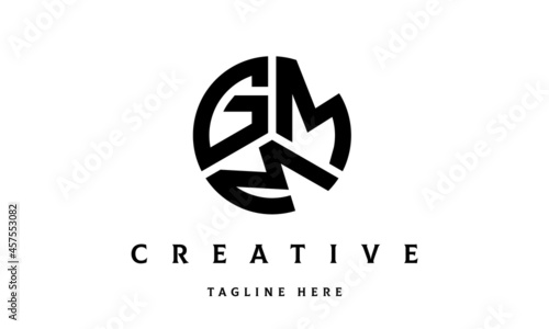 GMM creative circle three letter logo