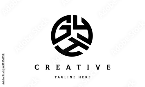 GYH creative circle three letter logo