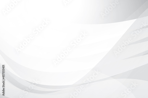 Abstract white and gray color, modern design background with geometric shape. Vector illustration.