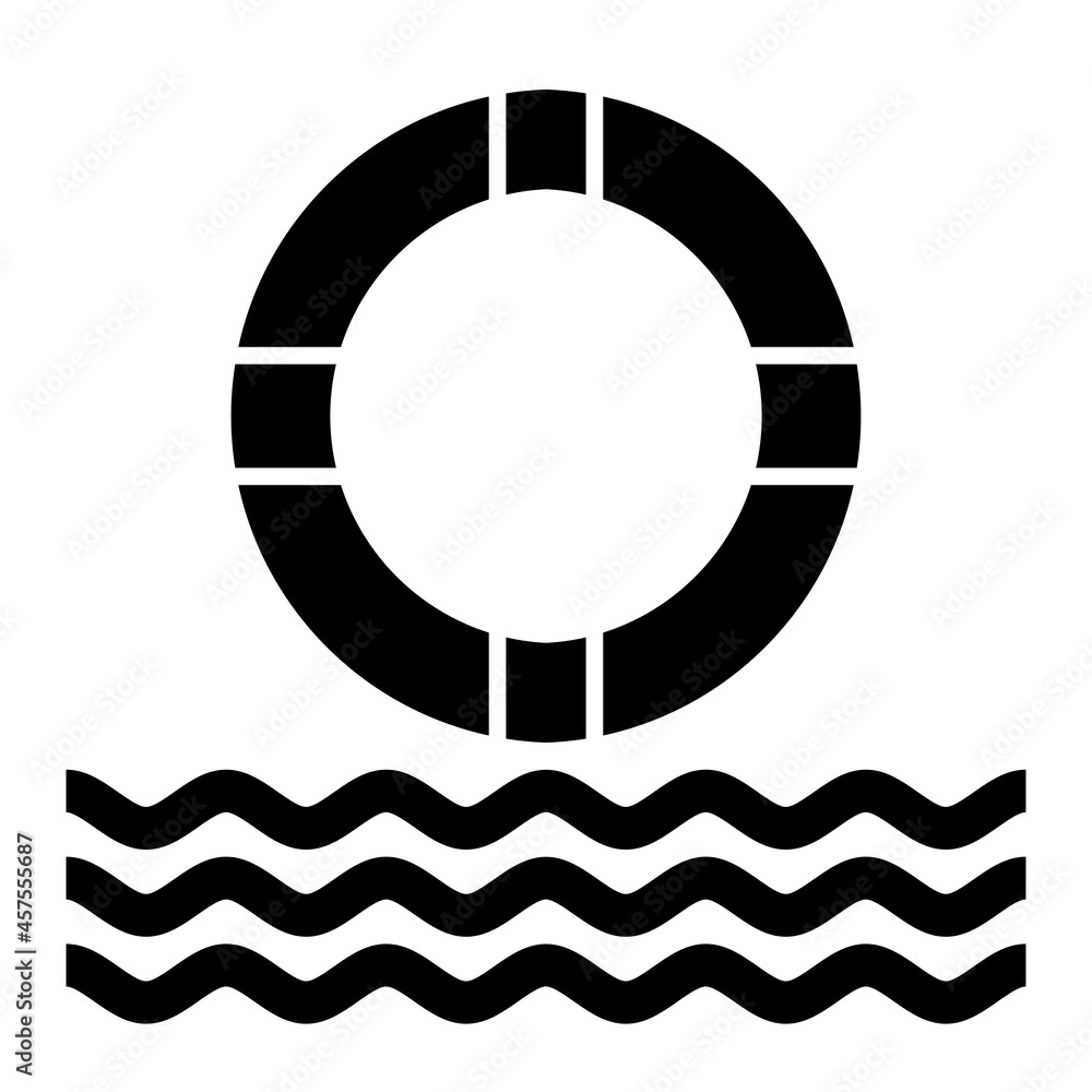 Vector Float Glyph Icon Design Vector Float Glyph Icon Design