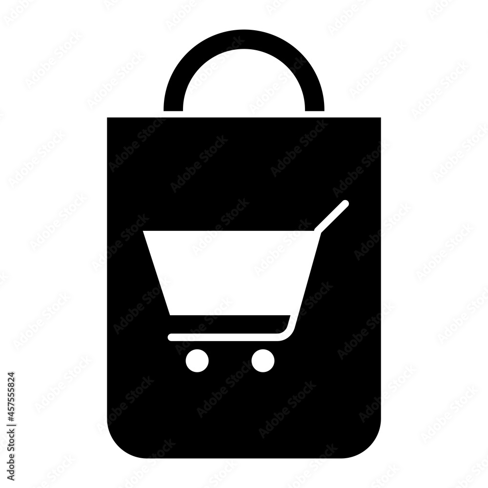 Vector Shopping Glyph Icon Design Vector Shopping Glyph Icon Design