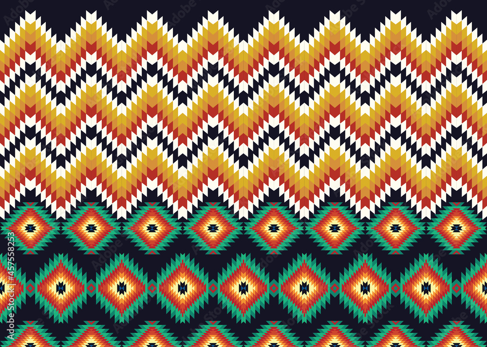 Geometric ethnic oriental ikat pattern traditional Design for background,fabric,wrapping,clothing,wallpaper,Batik,carpet,embroidery style. Geometric ethnic oriental ikat pattern traditional Design for background,fabric,wrapping,clothing,wallpaper,Batik,carpet,embroidery style.