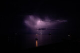 Thunderstorm in Strombli, Sicily, Italy