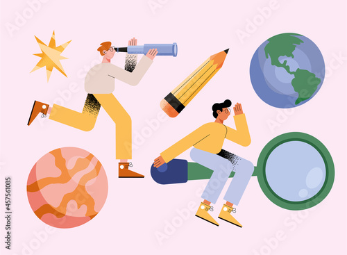 men with search tools