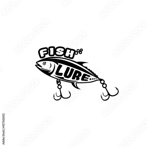Bait Lure Fish Hook Fishing Angler logo design inspiration