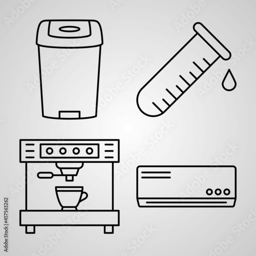 Simple Set of Organization Vector Line Icons