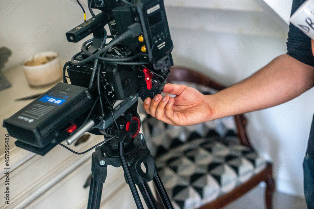 Obraz premium video camera operator