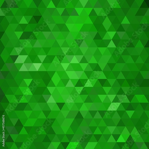 Beautiful geometric background. green triangles. abstraction vector image. presentation layout. eps 10
