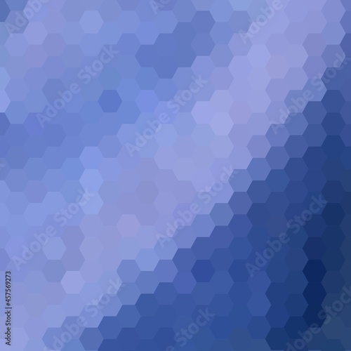 blue abstract hexagons. vector background. geometric design. polygonal style. eps 10 © Maksym