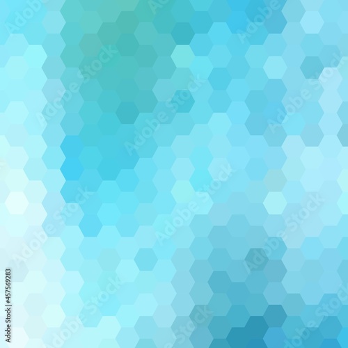 blue abstract hexagons. vector background. geometric design. eps 10