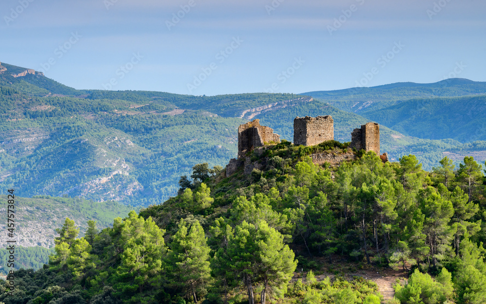 Castillo de Chera, en la provincia de Valencia. Comunidad Valenciana. España. Europa