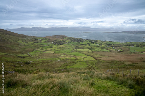 Overlooking the Fields and the Sea of Cahirkeem, West Cork