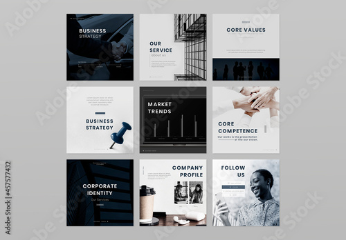 Social Media Marketing Editable Layout Set