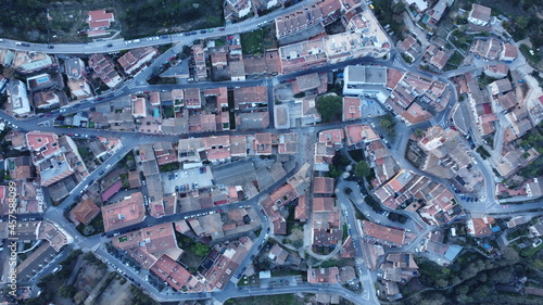 fotografia aerea torrelles de llobregat,catalunya,casas,pueblo