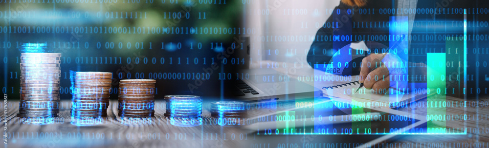 business finance technology and investment concept. Stock Market Investments Funds and Digital Assets. businessman analyzing forex trading graph financial data. Business finance background. business finance technology and investment concept. Stock Market Investments Funds and Digital Assets. businessman analyzing forex trading graph financial data. Business finance background.