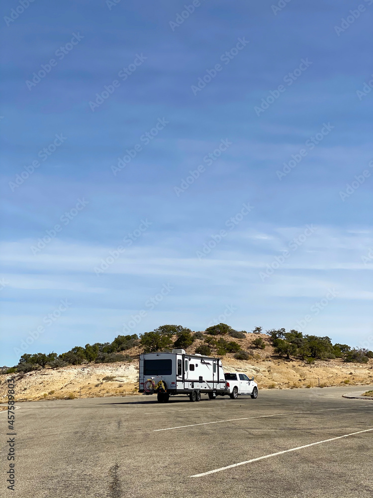 Camping with Travel Trailer RV