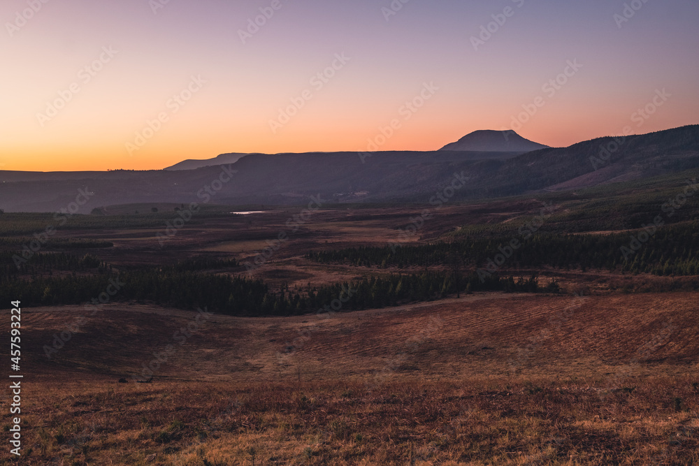 Sunset in Hogsback, South Africa