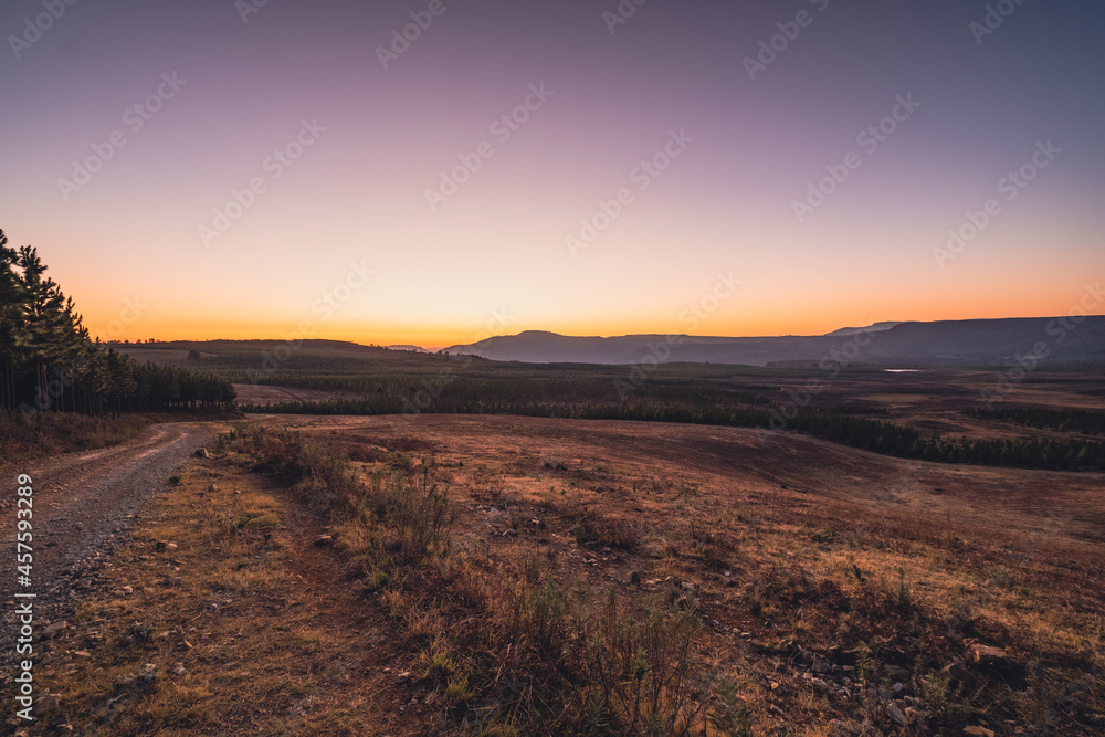 Sunset in Hogsback, South Africa