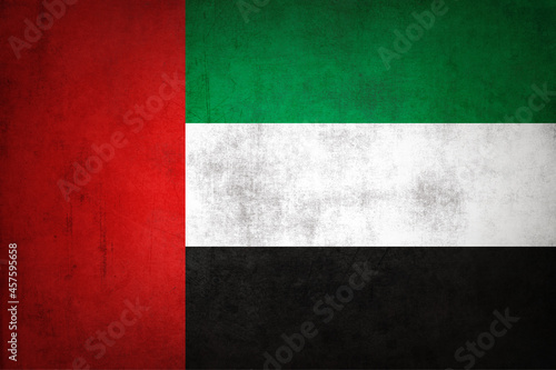 Grunge United Arab Emirates flag