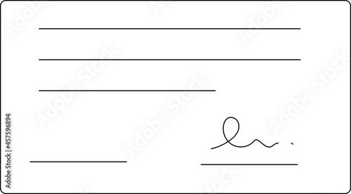 finance cheque and pay