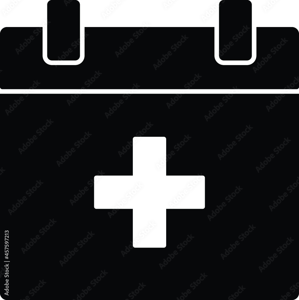 Obraz premium healthfitness calendar and date