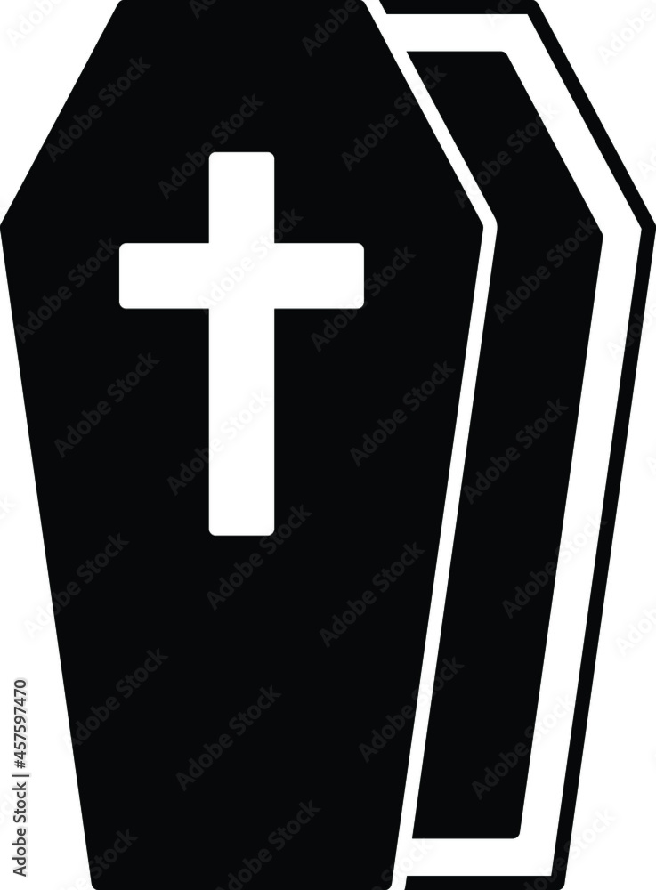 Obraz premium helloween coffin and death