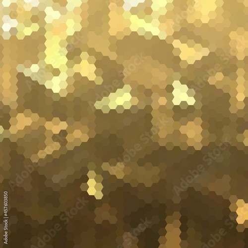gold vector blurry triangle texture. Modern geometrical abstract illustration with gradient. Template for your brand book. eps 10