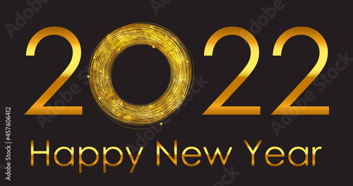 2022 New Year Background. Vector Illustration EPS10