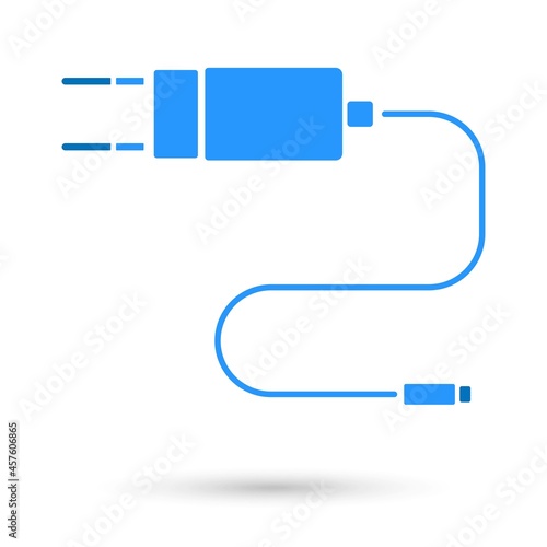 Charger icon isolated object. Vector illustration.