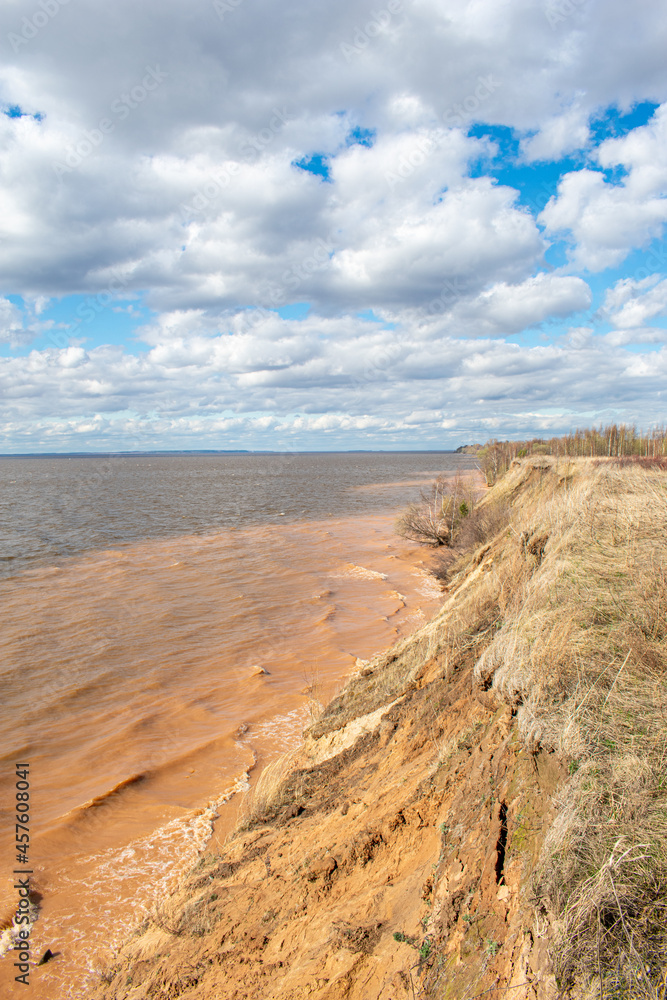 the summer beautiful volga riverside