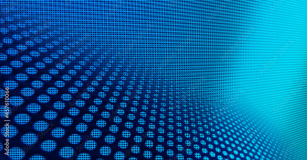 Spot lit perforated metal plate Spot lit perforated metal plate