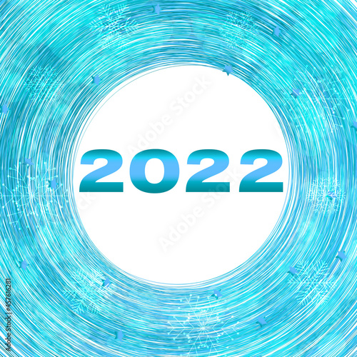 2022 New Year Background. Vector Illustration EPS10