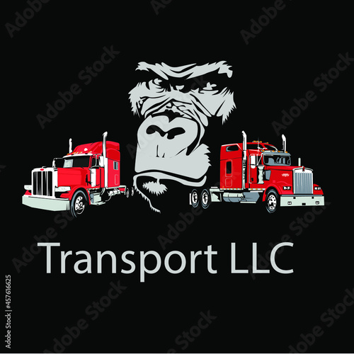 Illustration Vector Graphic of Trucking Company Logo design