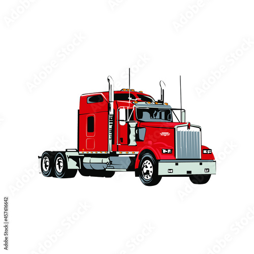 Illustration Vector Graphic of Trucking Company Logo design