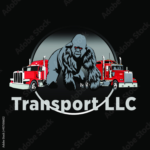 Illustration Vector Graphic of Trucking Company Logo design