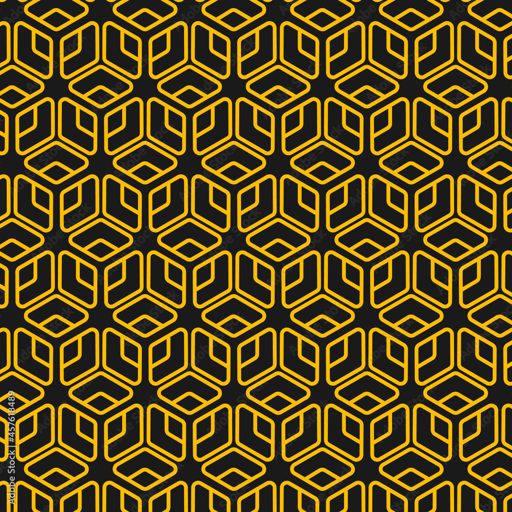 Seamless geometric hexagon pattern background abstract vector Seamless geometric hexagon pattern background abstract vector
