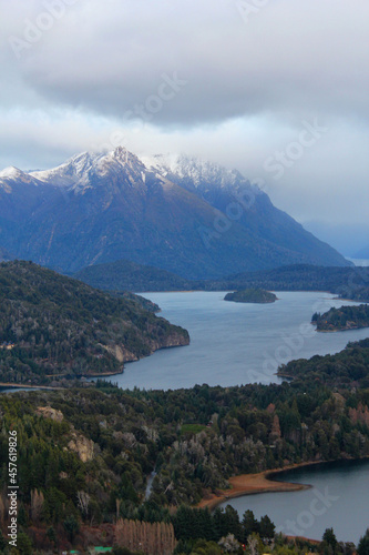 View from Campanario hill in San Carlos de Bariloche.