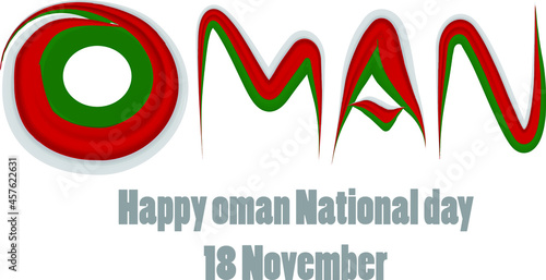 Happy Oman National day 18 November