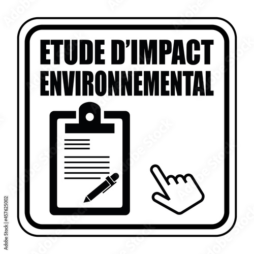 Logo étude d'impact environnemental.
