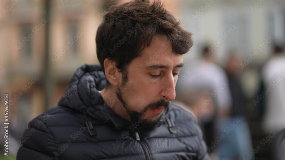 Person wiping mouth with napkin. Man wipes mouth Person wiping mouth with napkin. Man wipes mouth
