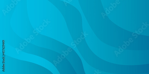 Abstract ocean blue color waves background © Shashikatk